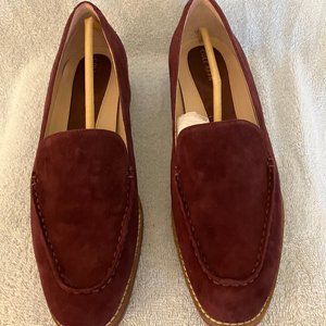 Cole Haan Womens The Go-To Loafer - Winetasting Suede - Size 9.5B